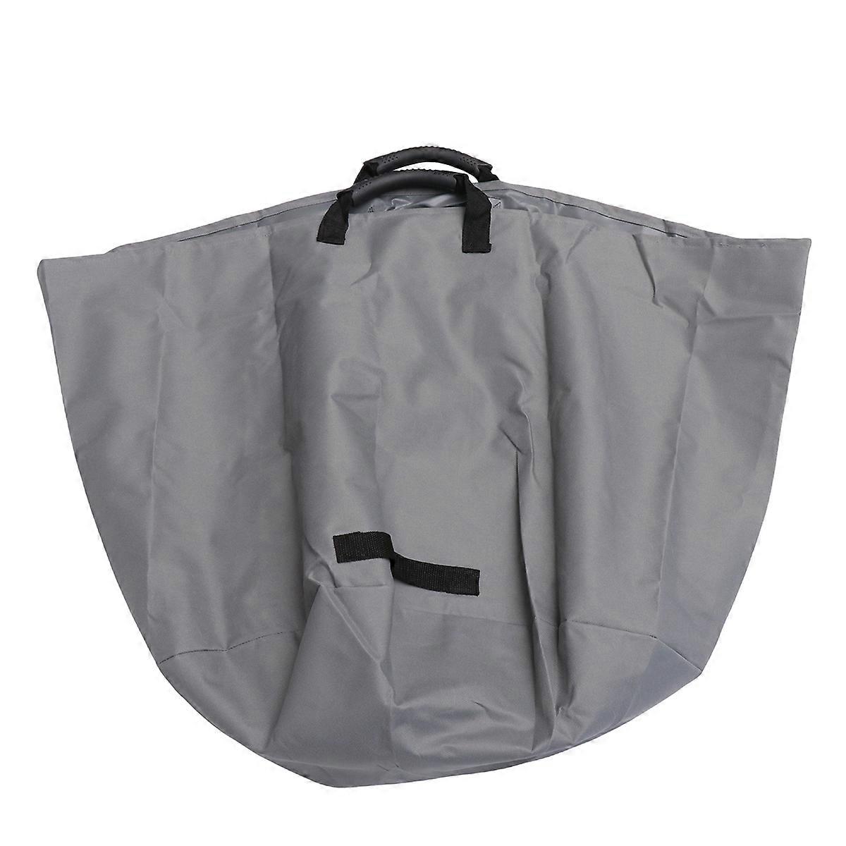 Garden Garbage Bag Durable Waterproof Round Shape For Gardening And Camping 22×22×18.1in 1Pcs
