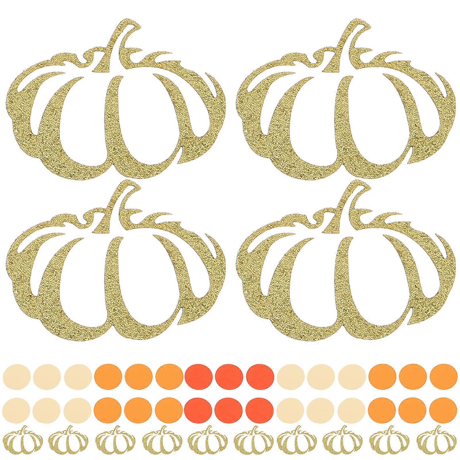 Thanksgiving Confetti in Assorted Colors for Decor Made of Paper Perfect for Table Scatter and