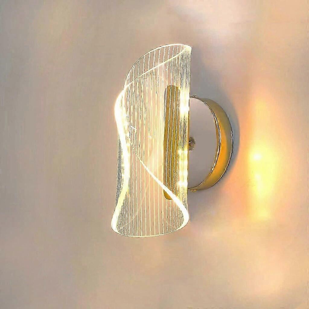 Indoor Wall Lighting LED Wall Lamp, 6W Adjustable Modern Curved