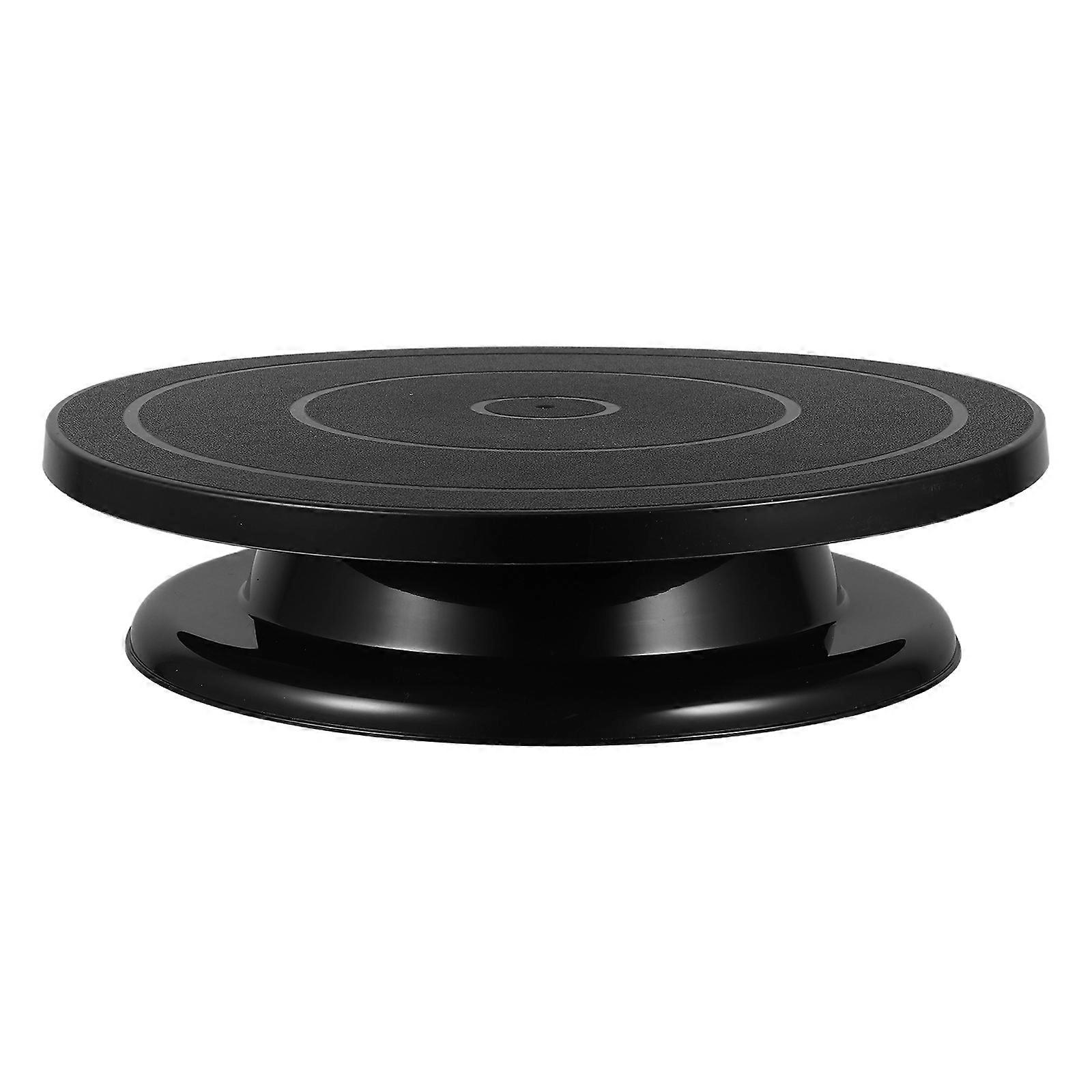 Painting Turn Table Stand Rotating Display Stand For Baking Frosting Black 1Pcs