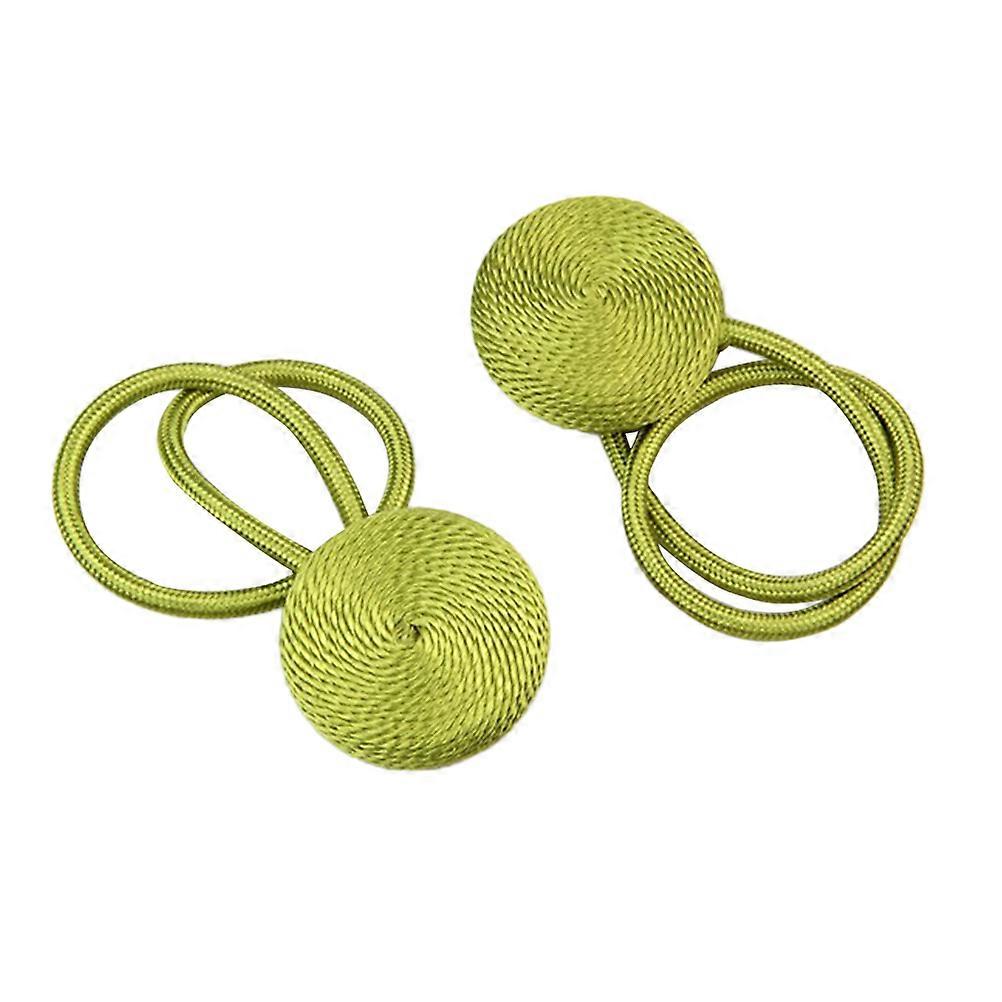 Adjustable Curtain Tiebacks Clips Drapery Tie Backs For Curtains Home Office Decorative Weave Holdbacks Pair