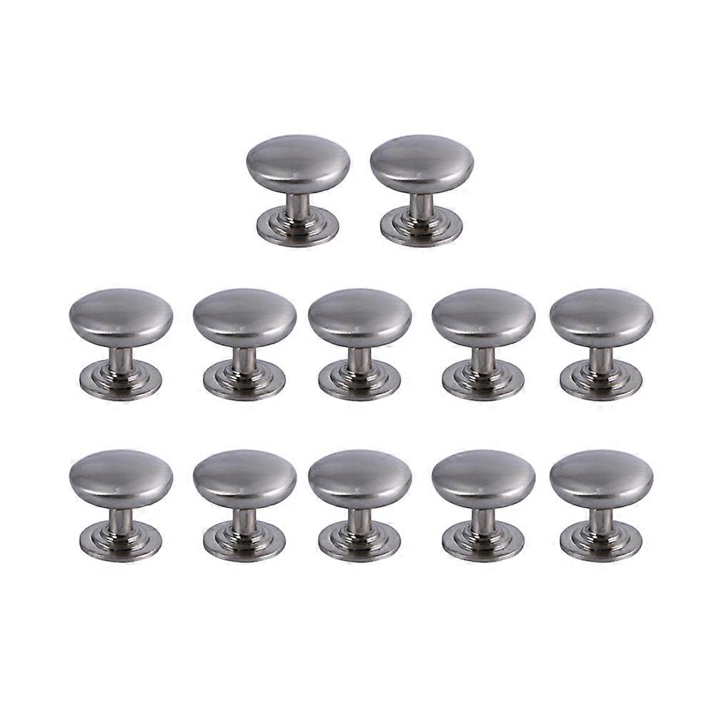 مقابض للأدراج خزانة الأجهزة جولة معدنية الباب مجلس الوزراء مقبض الحمام ترقية سبائك الزنك 12 قطعة