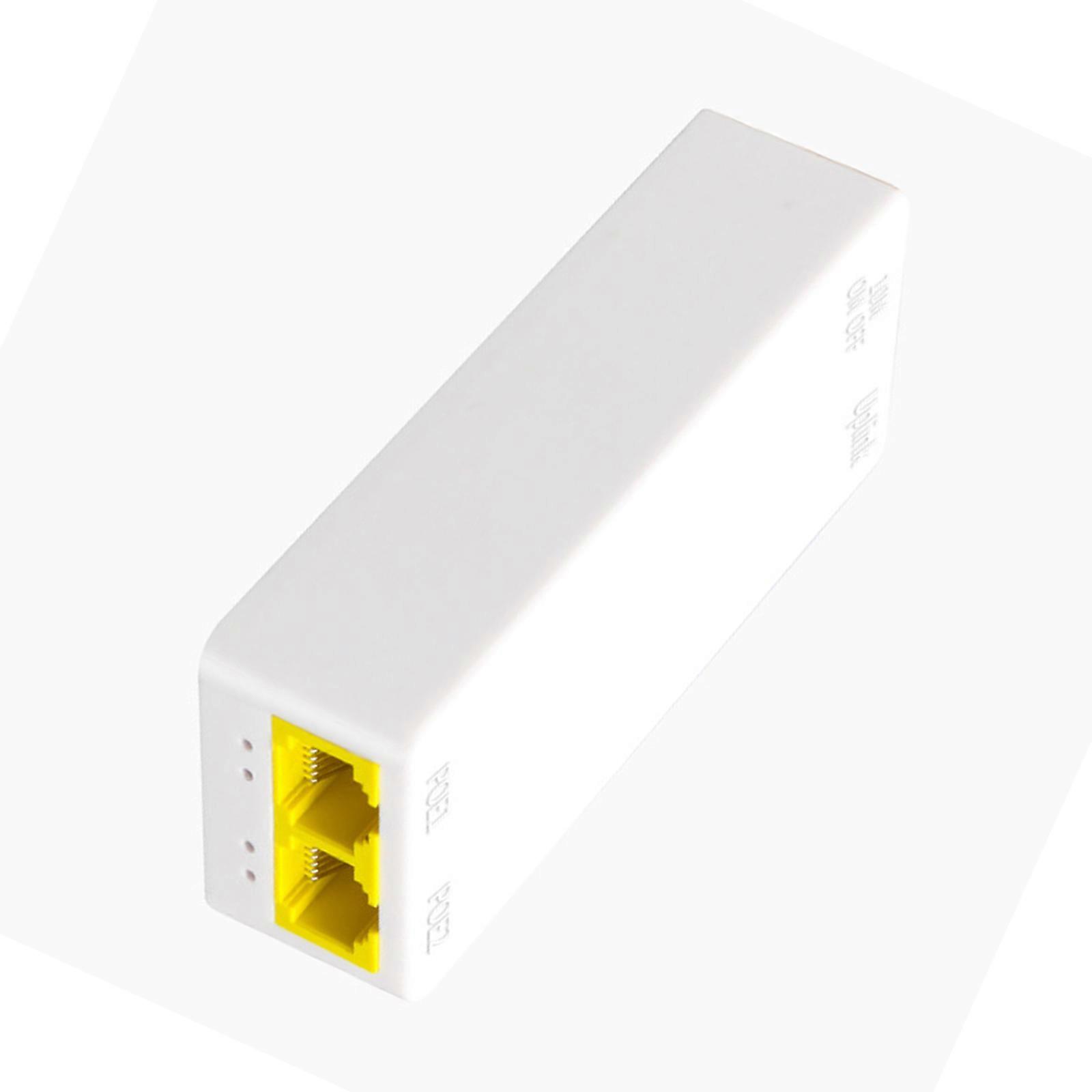 Fast Speed POE Splitter, Expand One to Two Port POE Repeaters for Efficient Office Networking Management Multicolor