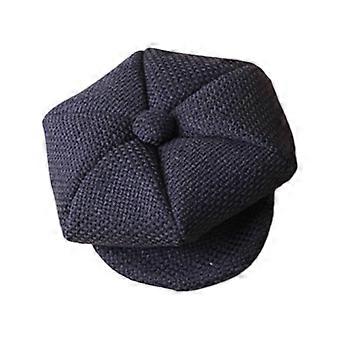 Cappello Berretto Classico Per Cani Di Piccola Taglia Gatti Cappello Morbido Costume Fotografia Puntelli Copricapi per Pet Party Costume Essential Blu Navy S