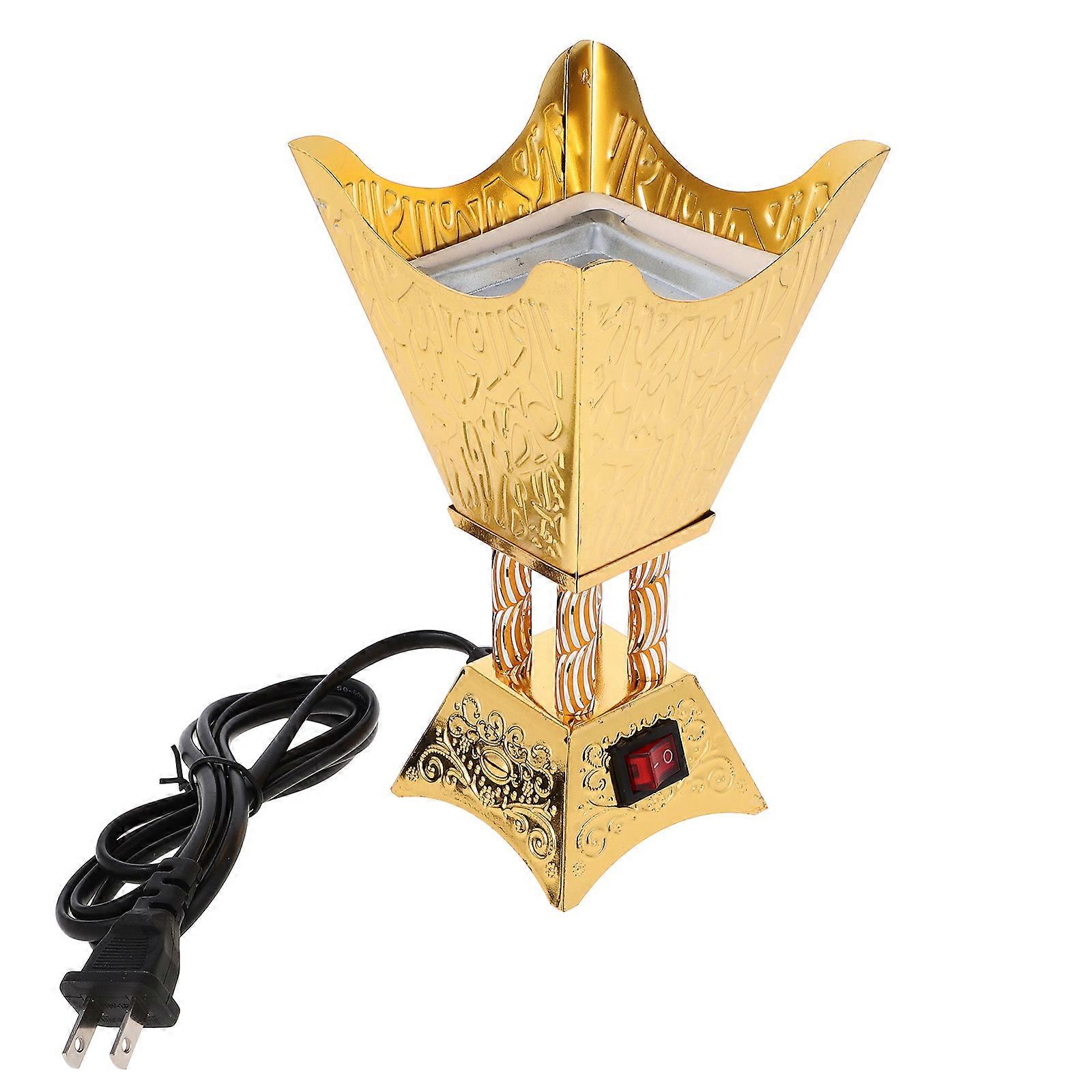 Middle Eastern Style Electric Incense Burner Desktop Censer 1 Set ( Plug)