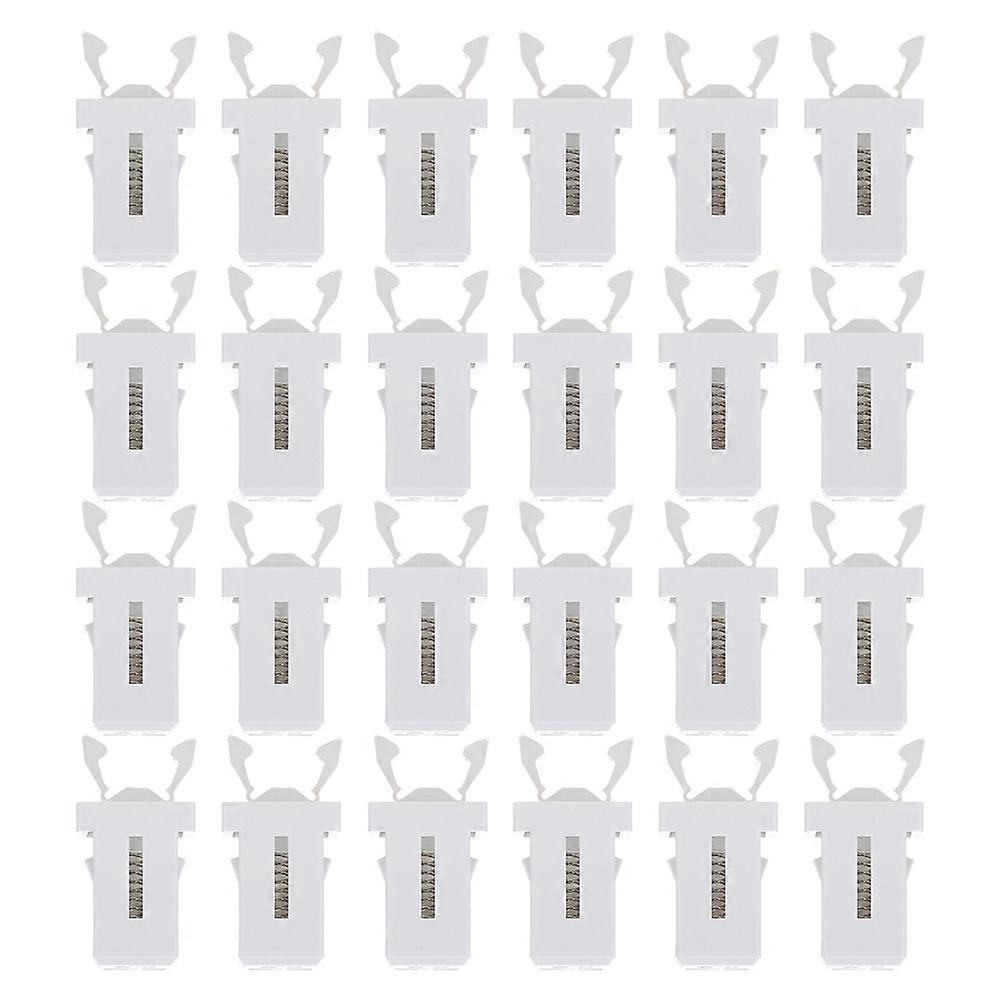 Worgeous 24pcs Replacement Trash Can Lid Latches Push Buttons Clips Universal Fit Perfect for SecuringTrash Can Lids