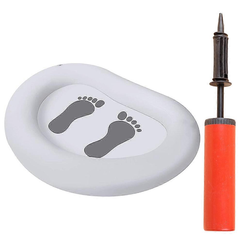 1 Set Inflatable Pool Foot Wash Basin - Portable Pool Foot Bath Tray Folding Pool Foot Bath Basin For Swimming Pool Backyard Outdoor