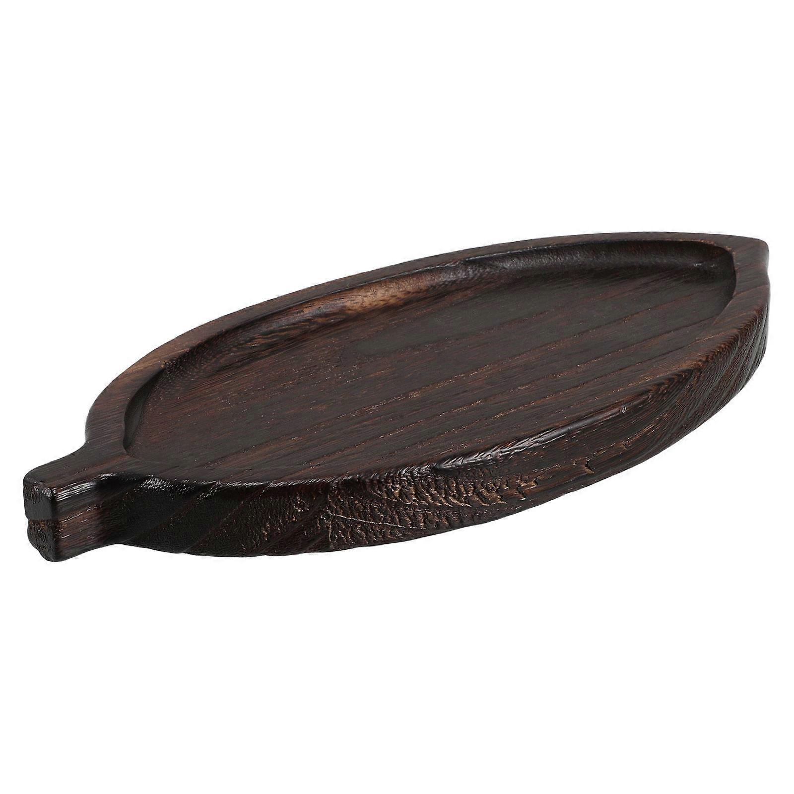 Rustic Wooden Tea Tray for Home Decor – Vintage Style Serving Platter for Tea and