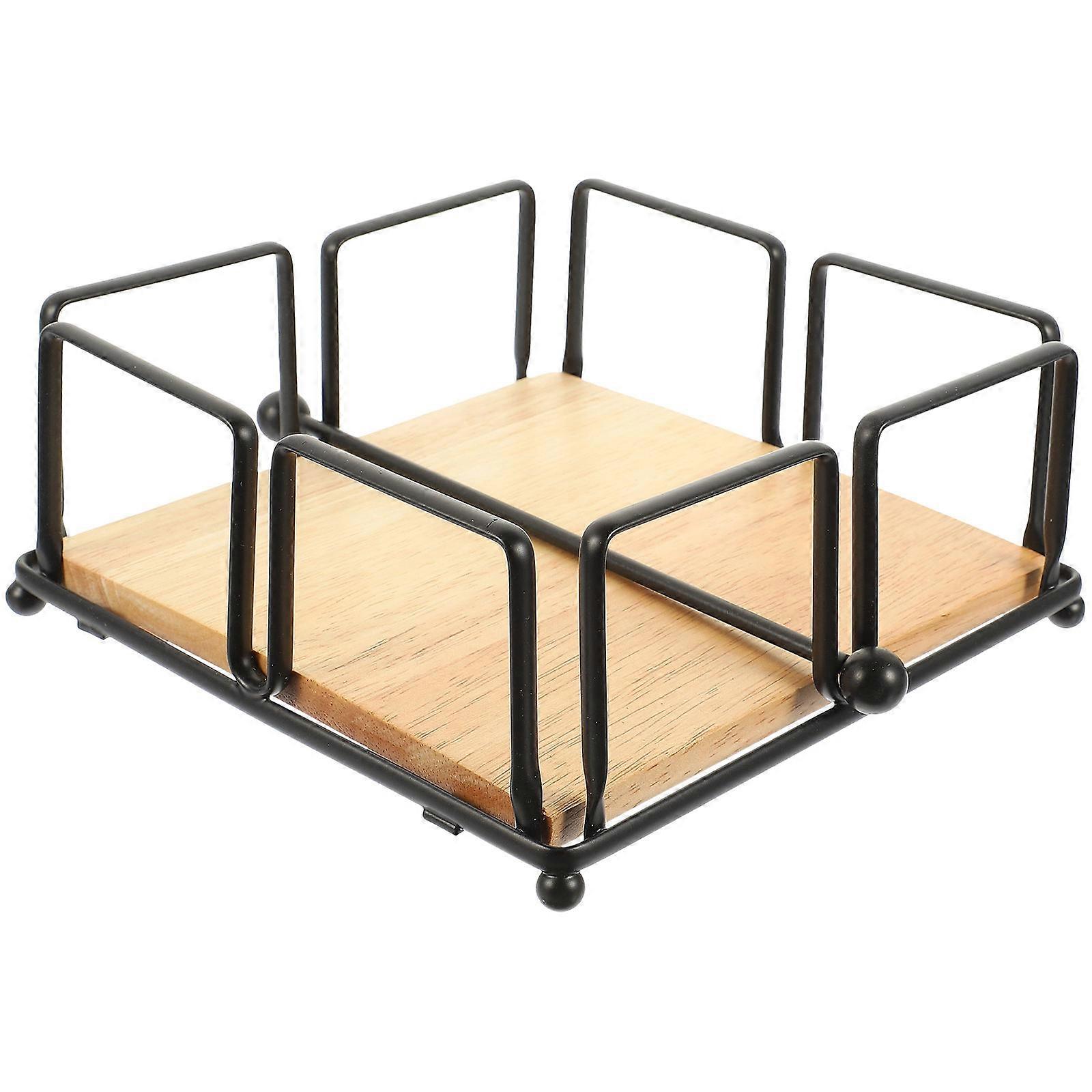 Nordic Style Decorative Napkin Holder for Home Use Multi Iron Material 7 Inch
