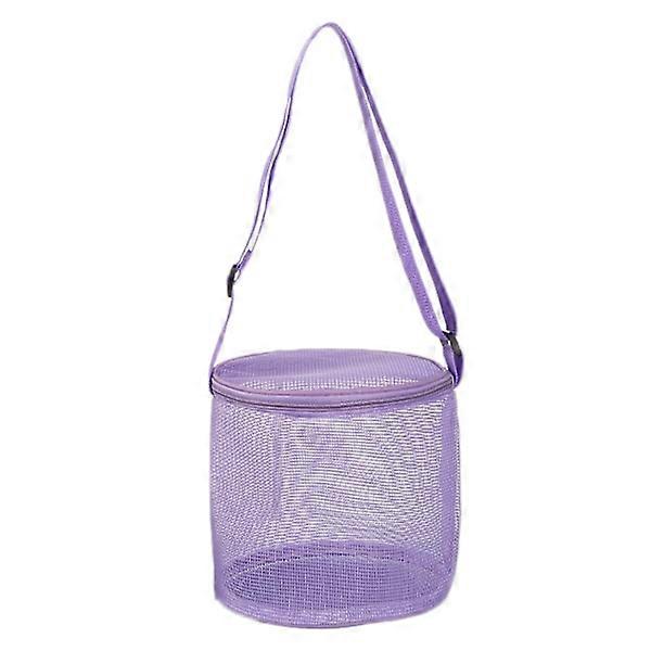 Beach Toy Shell Bag, Shell Collecting Bag, Sea Toy Bag, Shell Bag for Picking Up Shell Collecting Bags for Kids Purple