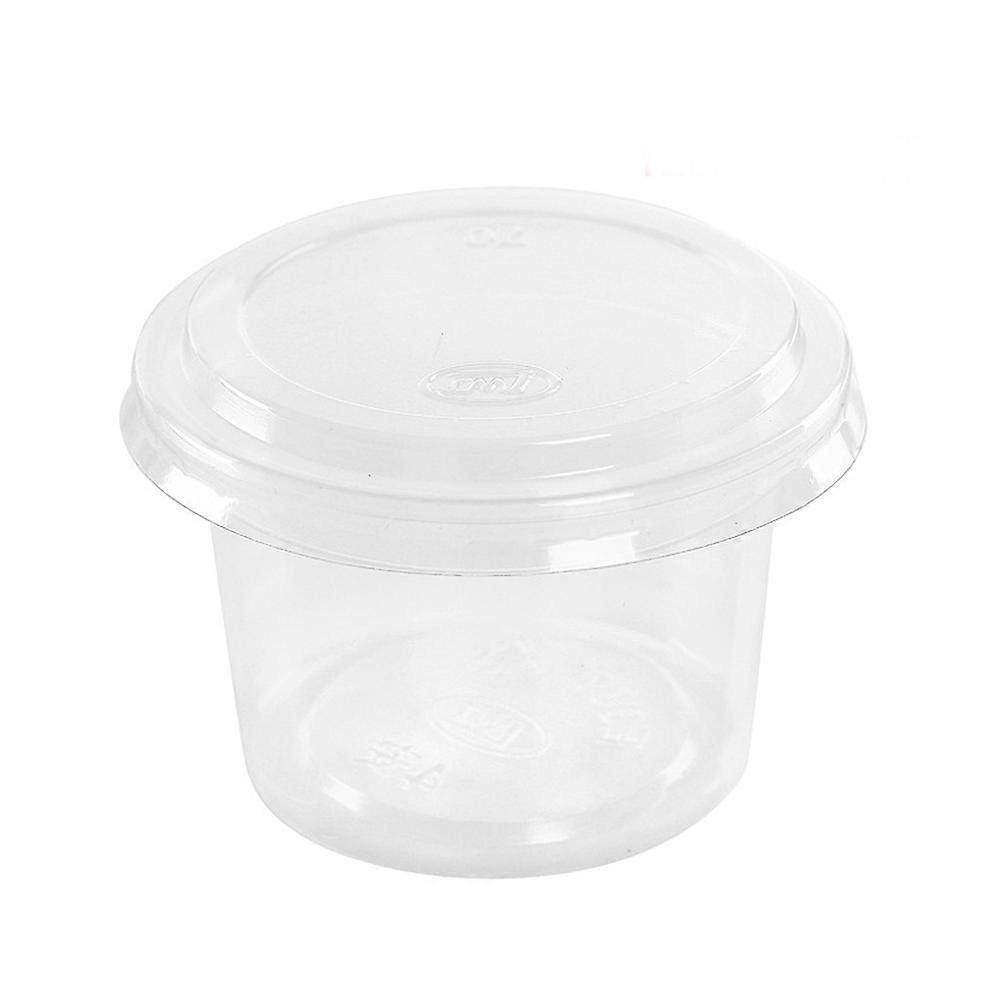 Disposable Sauce Cups for Food Storage Transparent PP Material Durable Crack Resistant 200pcs 2.5 Inches