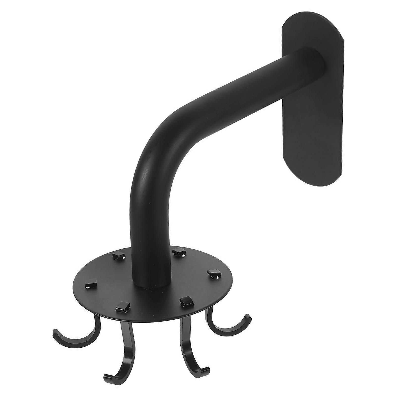 Stainless Steel Hook Rotating Hanger Space-Saving Wall Mountable Multi-Functional 17x13CM No Drilling Optional 1Set