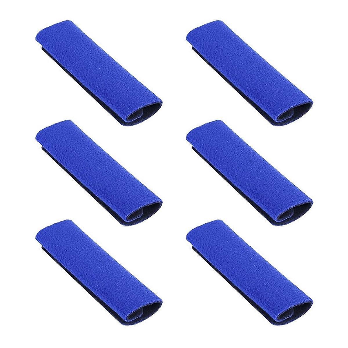 Breathing Mask Soft Pad Oxygen Mask Scratch Protection Mat Face Mask Velvet Cover Prevent Imprints Cloth 6Pcs