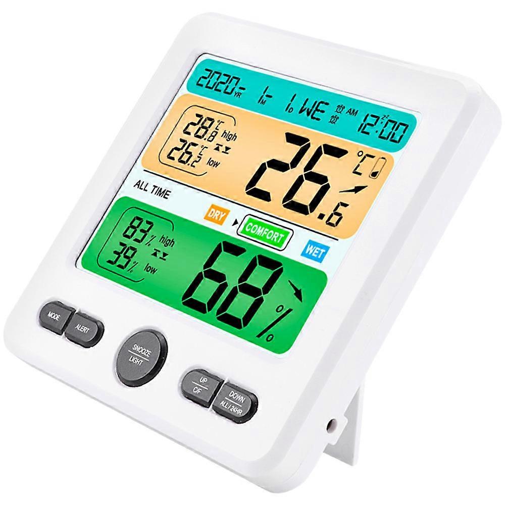 Temperature Measurement Hygrometer Indoor Digital Device For Home Office Personal 1 Set