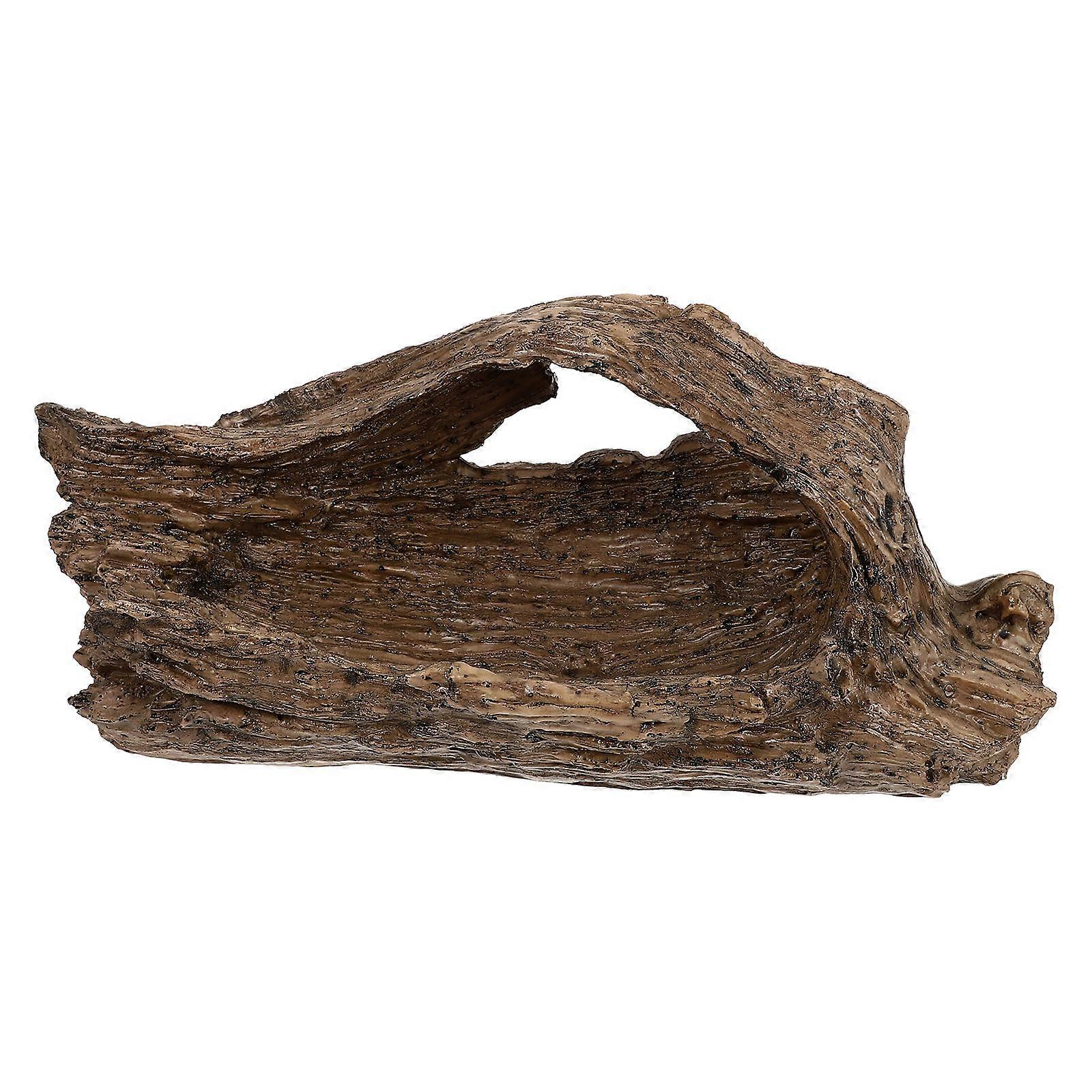 Light Brown Creative Plant Pot Made of Synthetic Resin for Storage Use with Small Size and Design 1 Pc