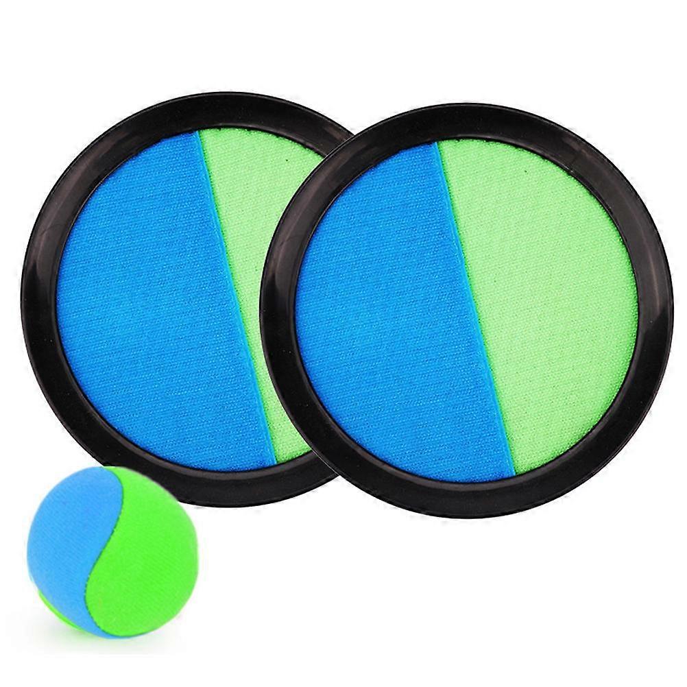 3 Pieces Children's Sticky Ball Racket Sets Outdoor Interaction Ball Parent Child Playing Catch Ball Kids Throwing Ball Toys