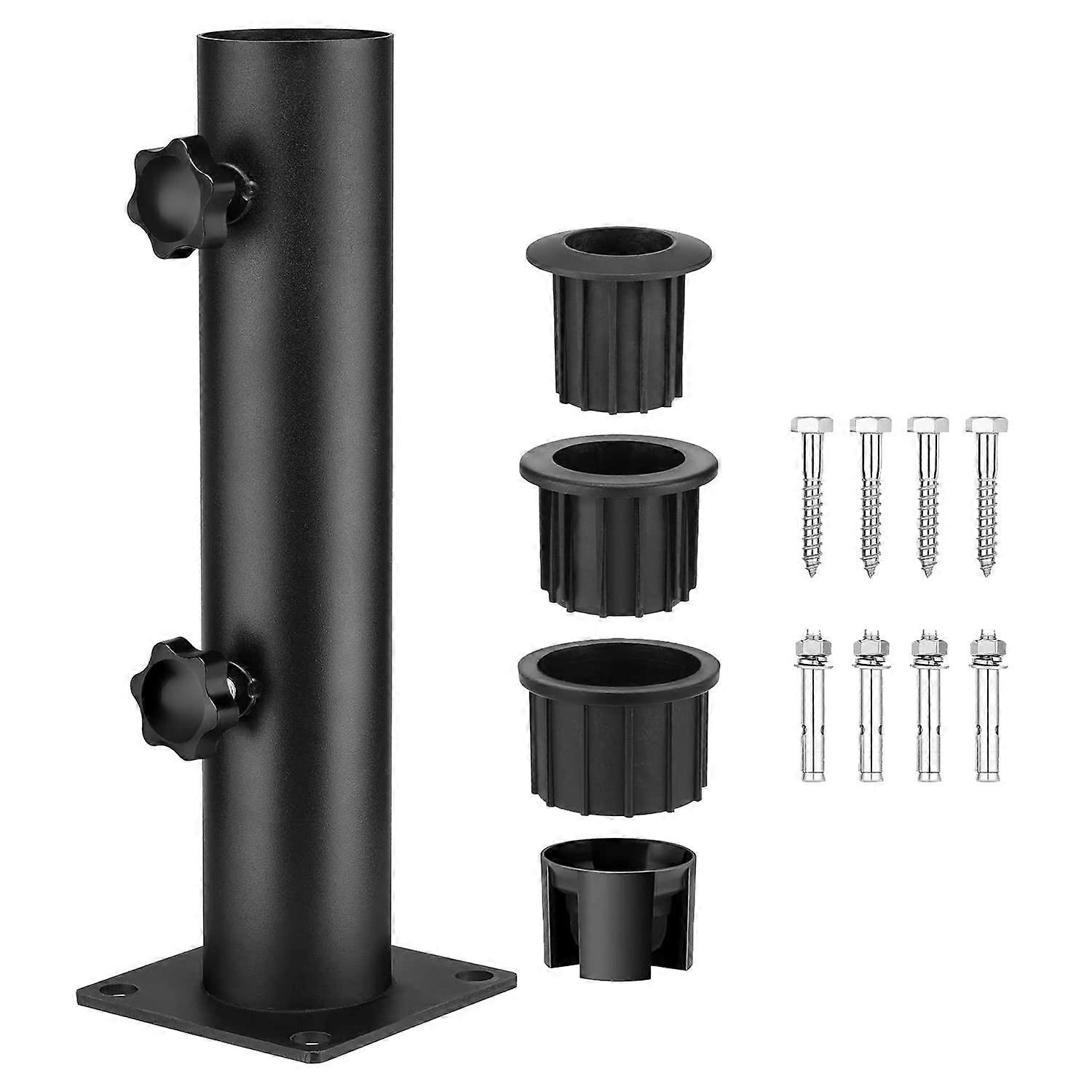 Terrace umbrella stand base, replacement accessories, holder for outdoor use