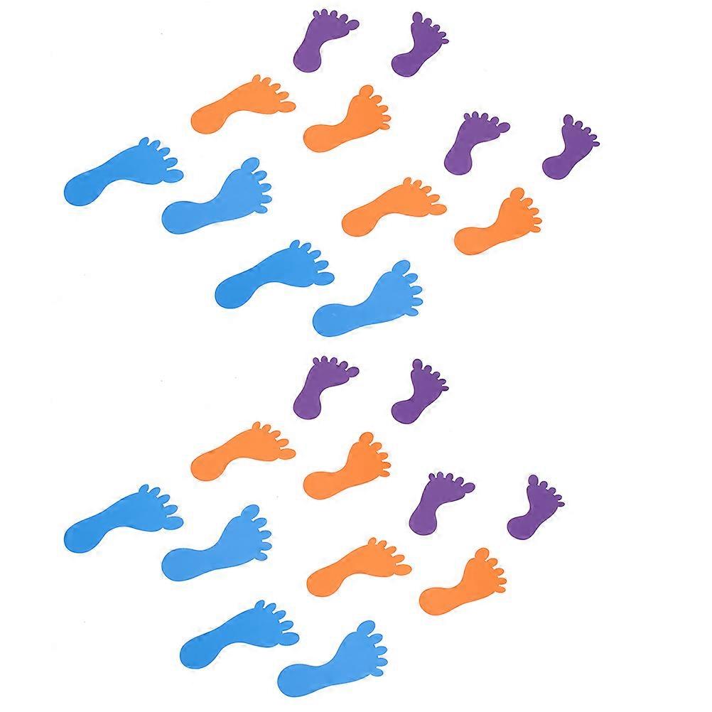 Kids Footprint Decals for Floors, Waterproof and Thick Design, Safe Usage