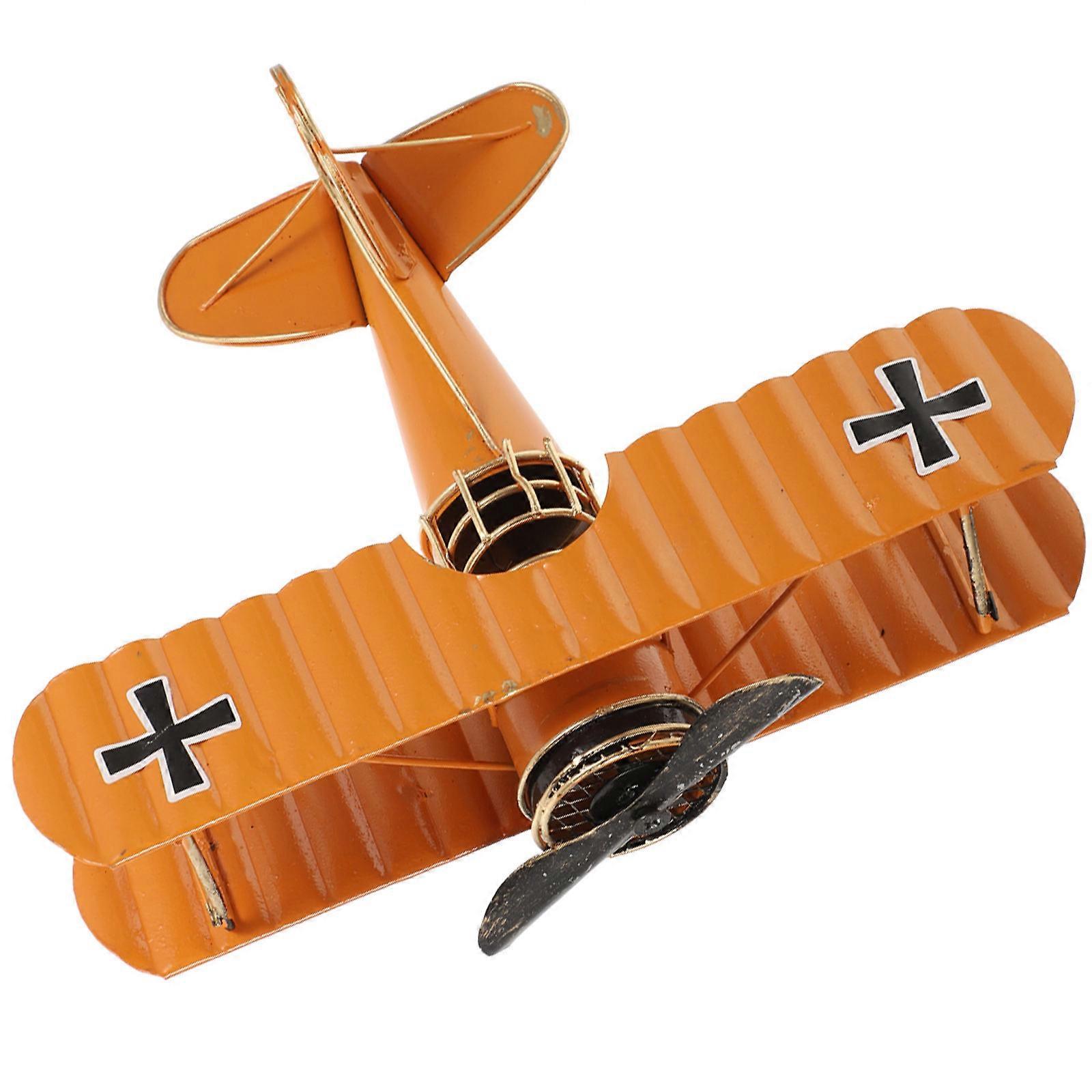 American Retro Style Airplane Model Collectible Home Decoration For Kids Room 1Set