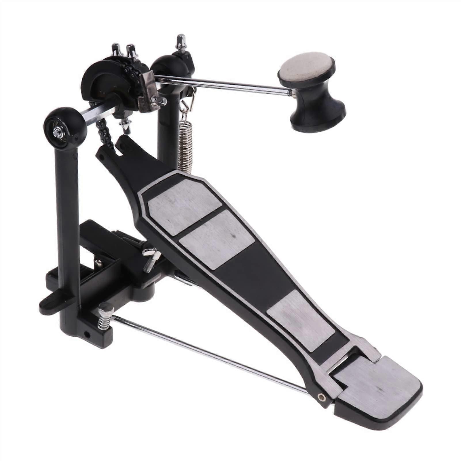 High Performance Drum Pedal with Single Chain Drive, Drum Bat, Compatible with Most Drum Kits, Drum Training Accessory