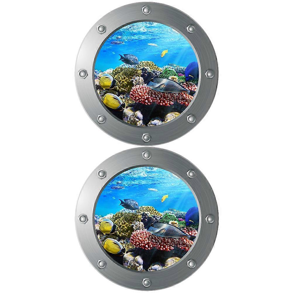 Creative Window Sticker For Playroom And Classroom With PVC Material And Unique 3D Effect In 2Pack