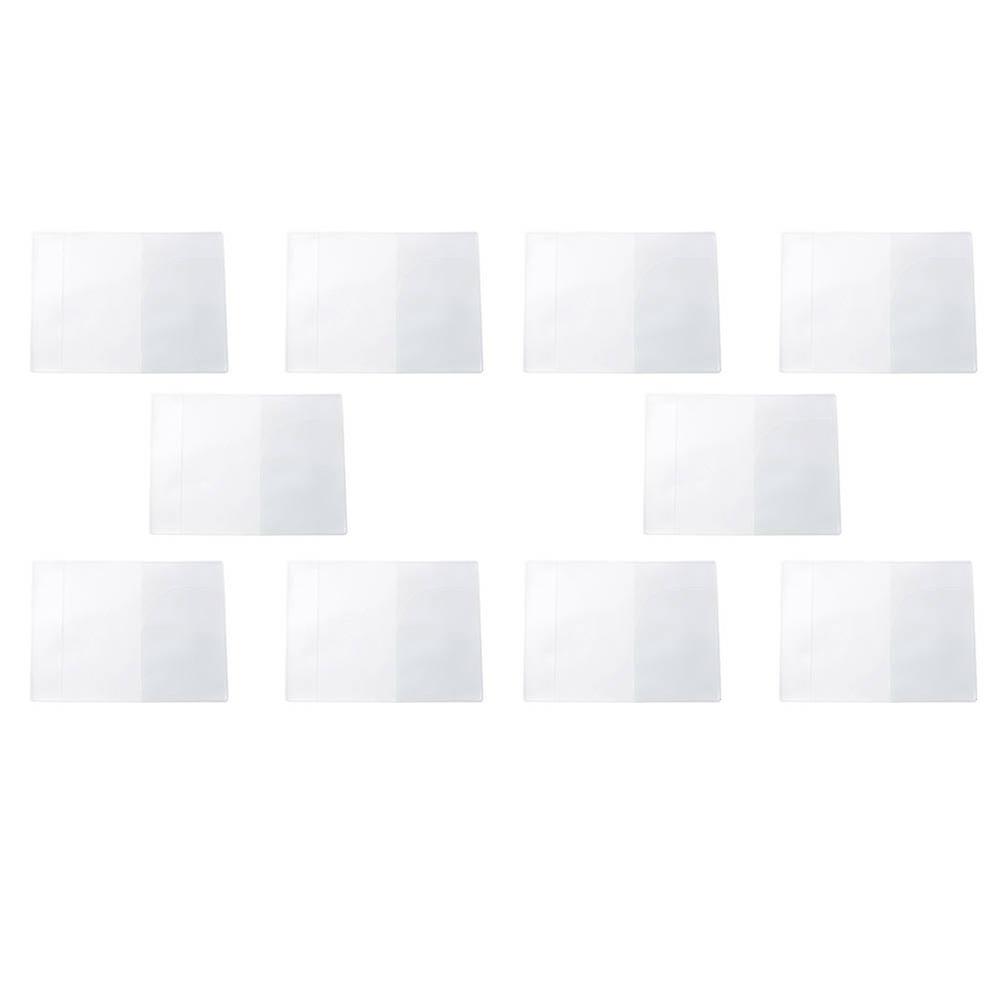 Transparent PVC Passport Cover with Builtin Card Slots for Protection Use and Clear Document Identification 20pcs
