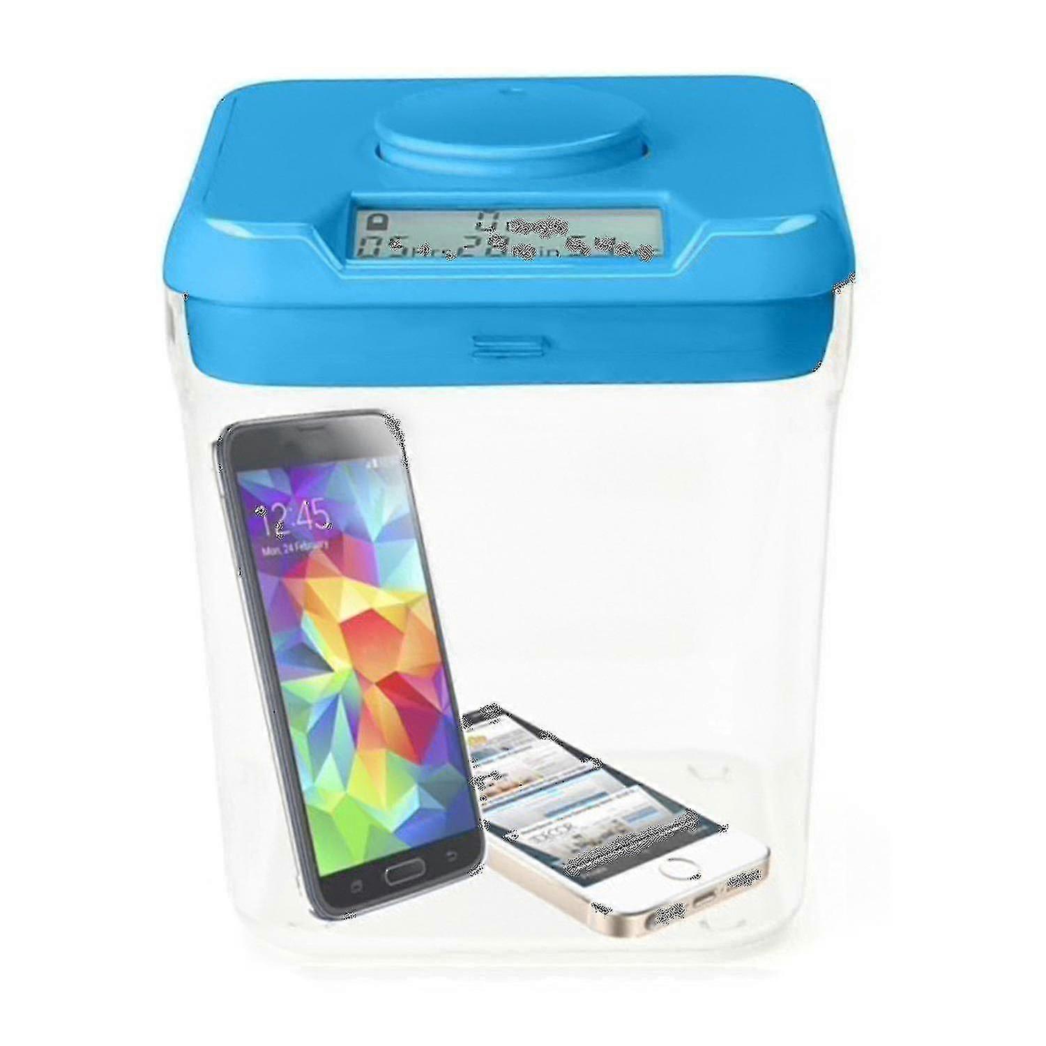 Time Locking Food Storage Box, Timed Safe for Snacks/Phone