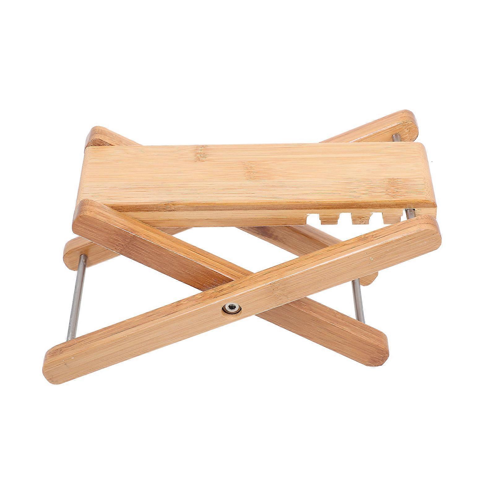 Guitar Footstool with Adjustable Height for Comfortable Folk and Classical Guitar Practice, Portable Design for Easy Transport