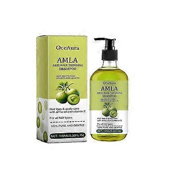 Amla Anti Hair Thinning Shampoo, Czystość skóry głowy Wilgotne Gładkie błyszczące włosy, Gęste