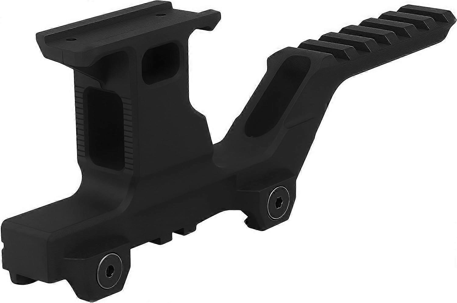 Mount for T1/T2 Scopes, Red Riser Base, 20mm Picatinny Rail Compatible, Black