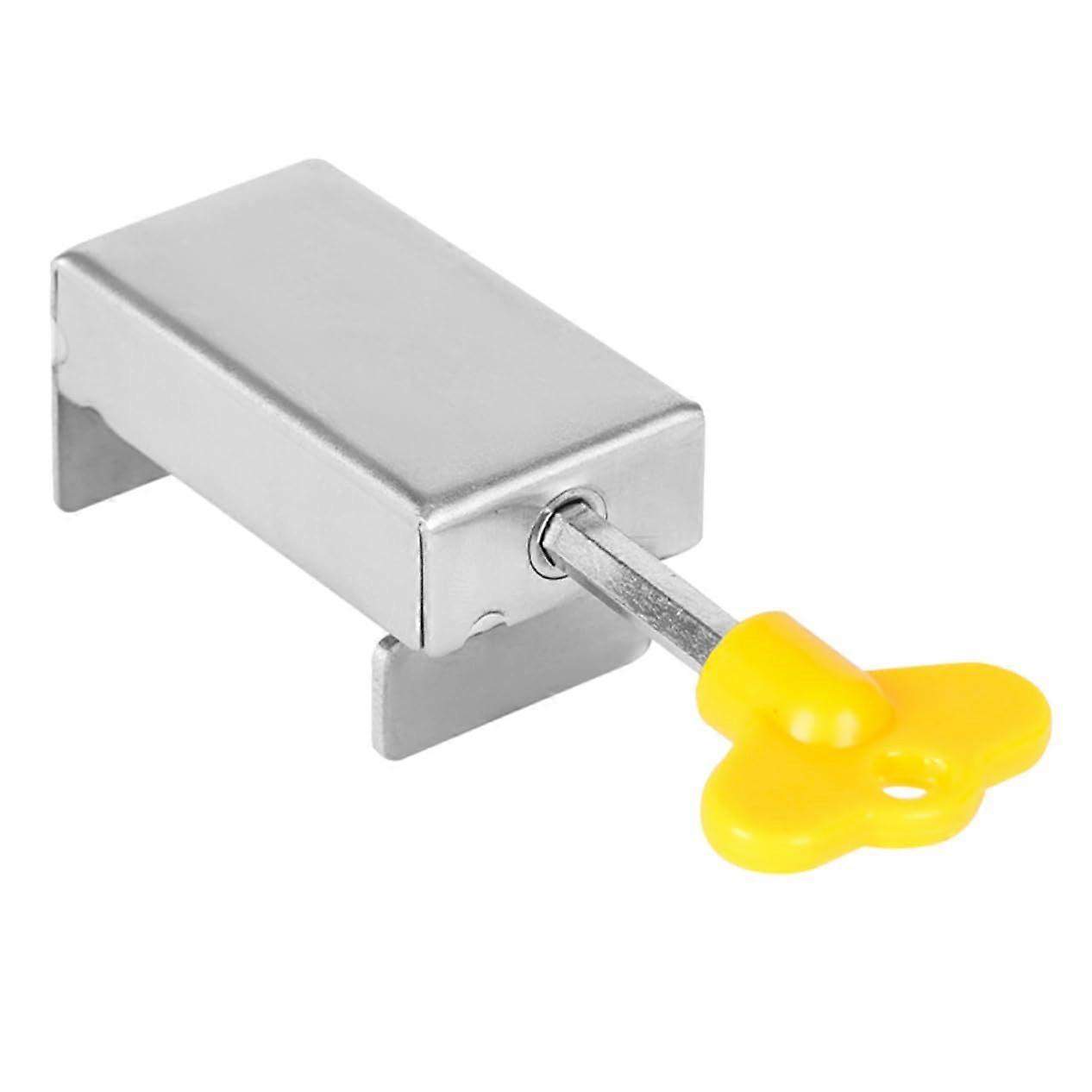 1Satz Child Safety Window Lock with Key for Sliding Doors and Windows, Home Security Installation
