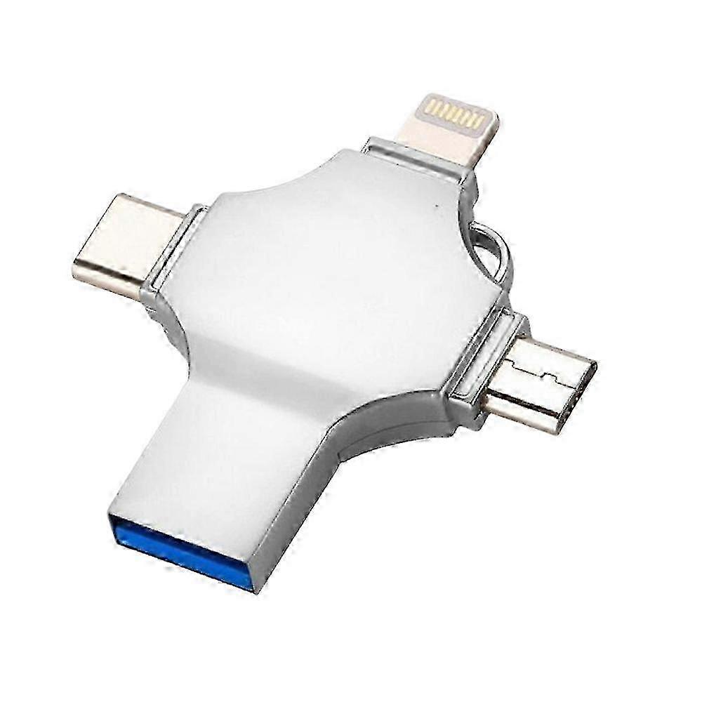 2025 4-in-1 USB 3.0 Memory Stick mit 2 TB Speicher-Flash-Laufwerk für Typ C Android-Geräte