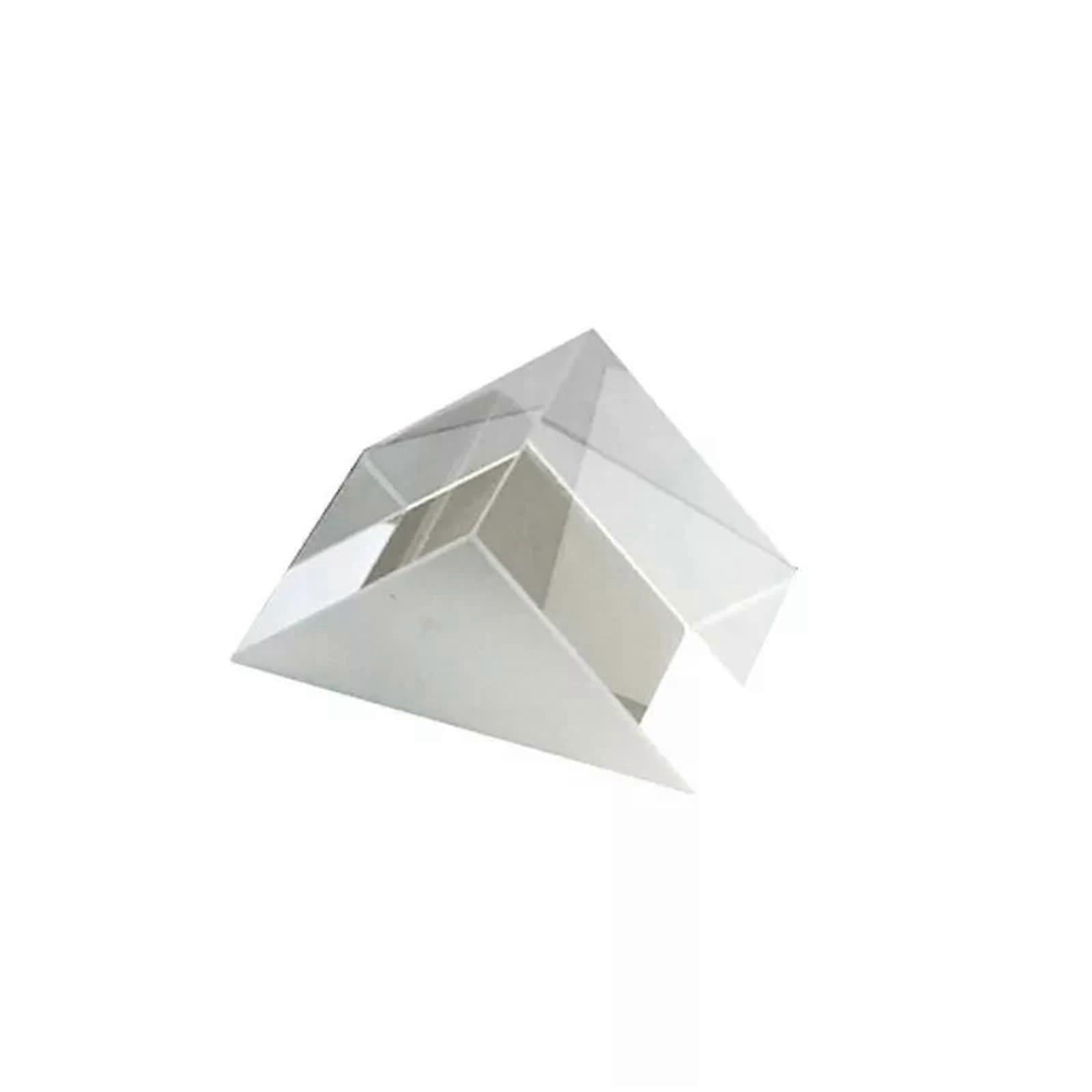 1 Piece Right Angle Optical Glass 90 Degree Prism with Internal Reflection (35x35x20mm)