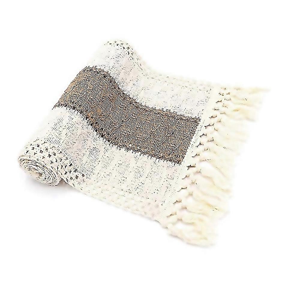 For macrame table runner 71inch long for home decor boho table runner cream farmhouse table runn Bro