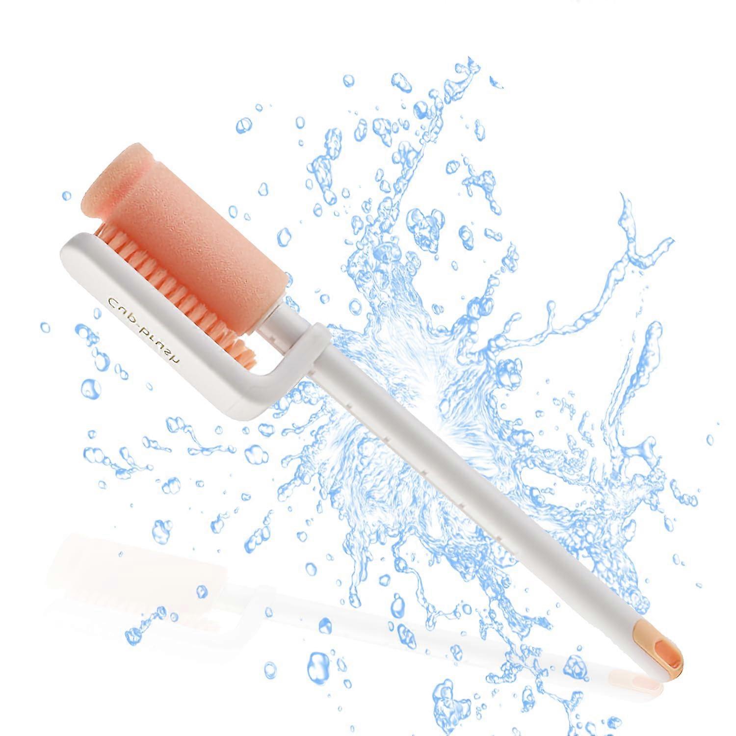 Baby Bottle Cleaner Brush 3-In-1 Set - Extendable Long Handle, 1-Pack, Sponge, Straw Cleaner, Bottle Brushes