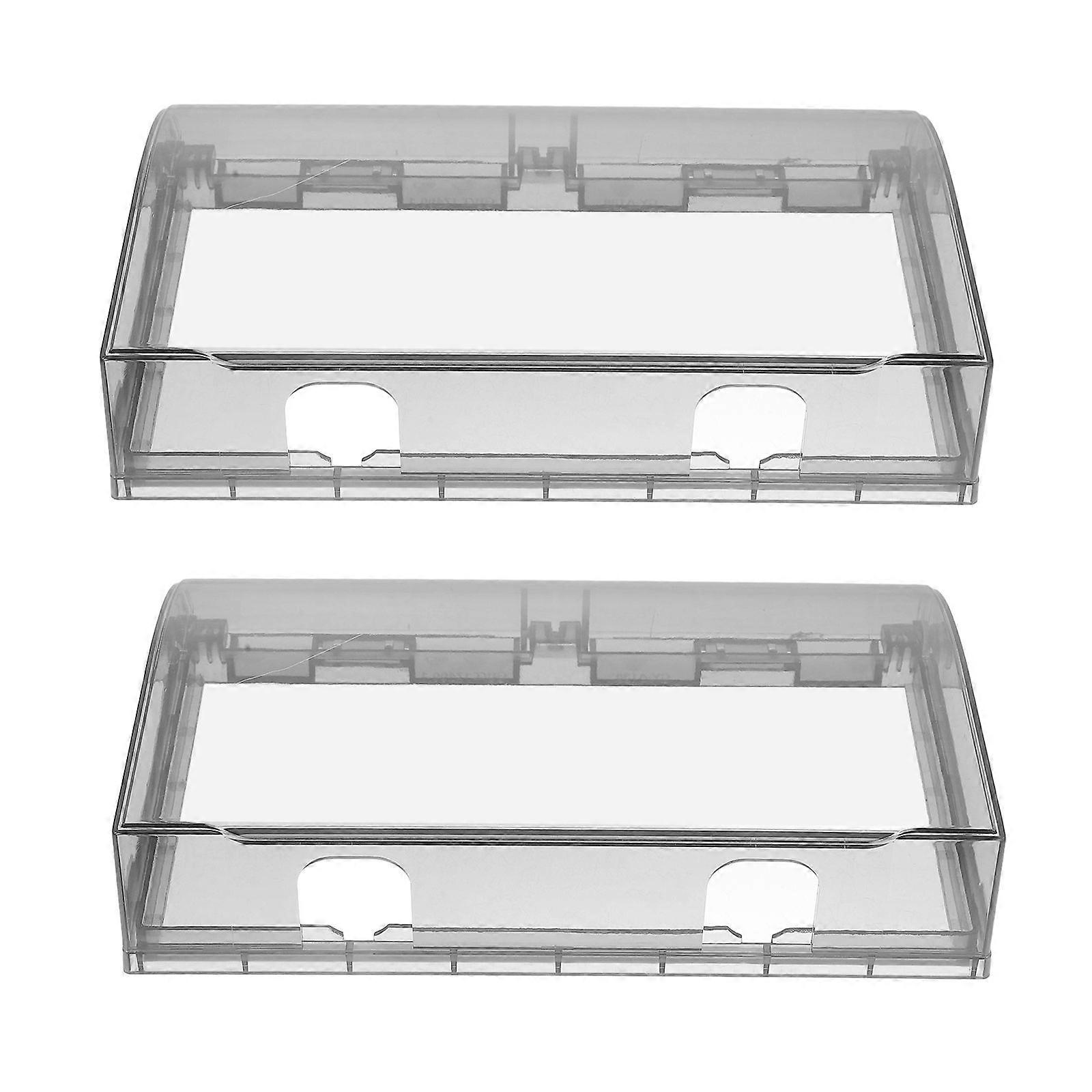 2pcs Waterproof Socket Outlet Cover Wall Switch Cover Plug Protector Supply