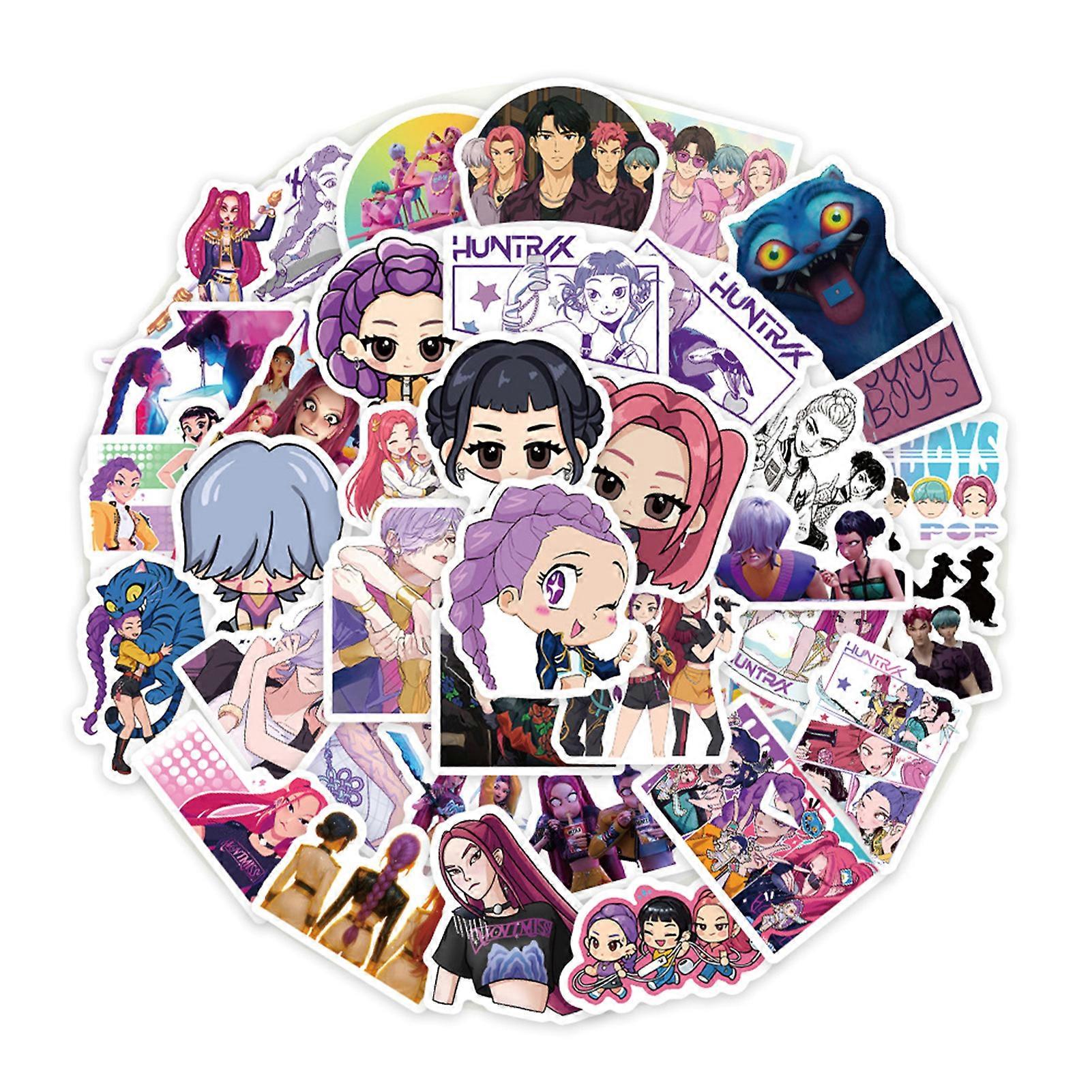 HUNTR/X Stickers Weatheproof Car Window Sticker for Fans