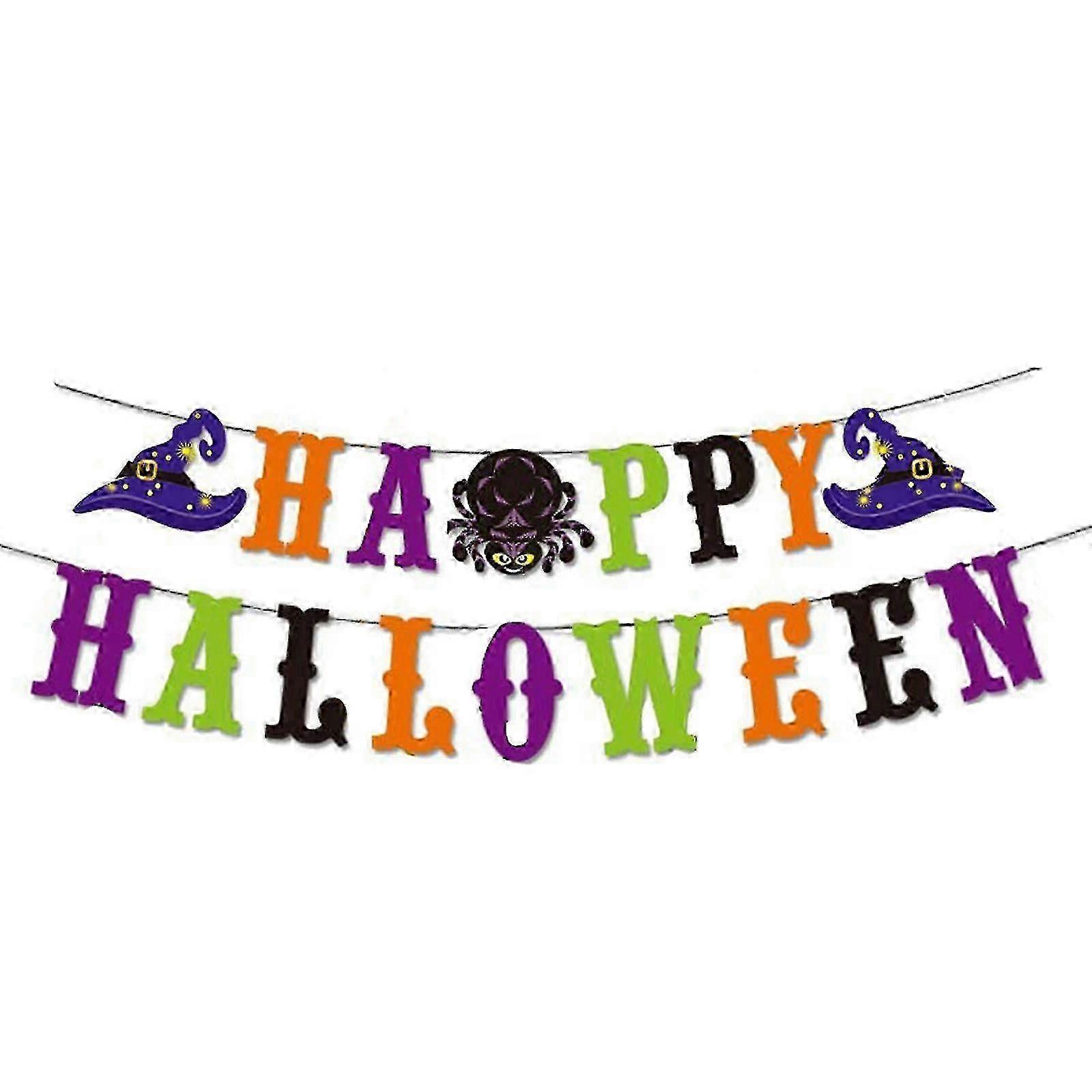 Festive Halloween Banner Set for Party Decorations - Spooky Celebration