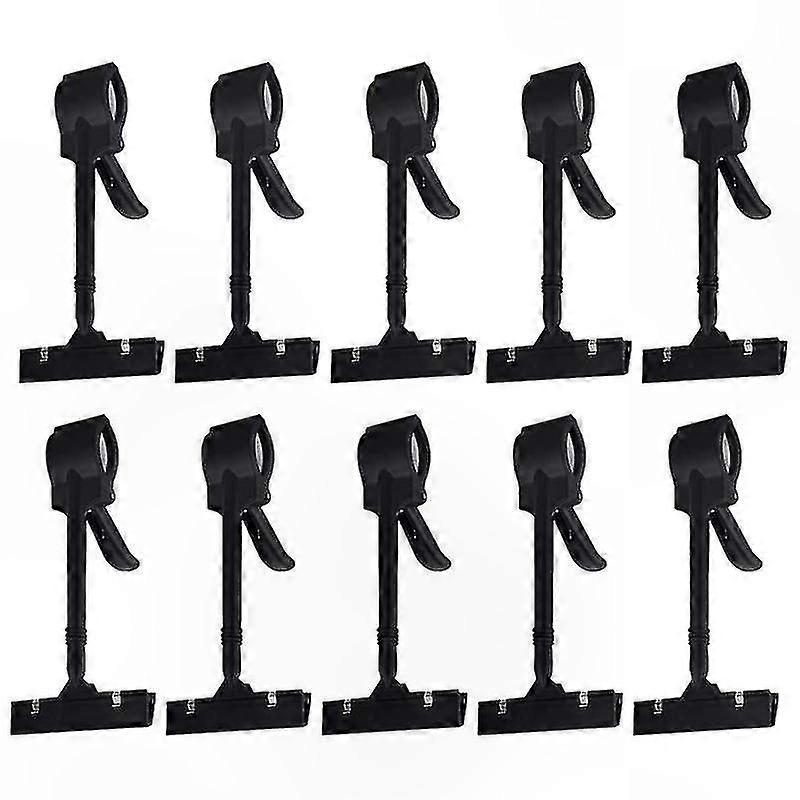 10 Pack Plastic Sign Holder Clamps