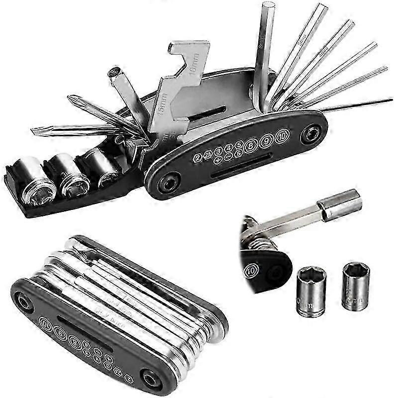 Multifunction Bicycle Tool 16 in 1 MTB Multifunction Tool Repair Kit