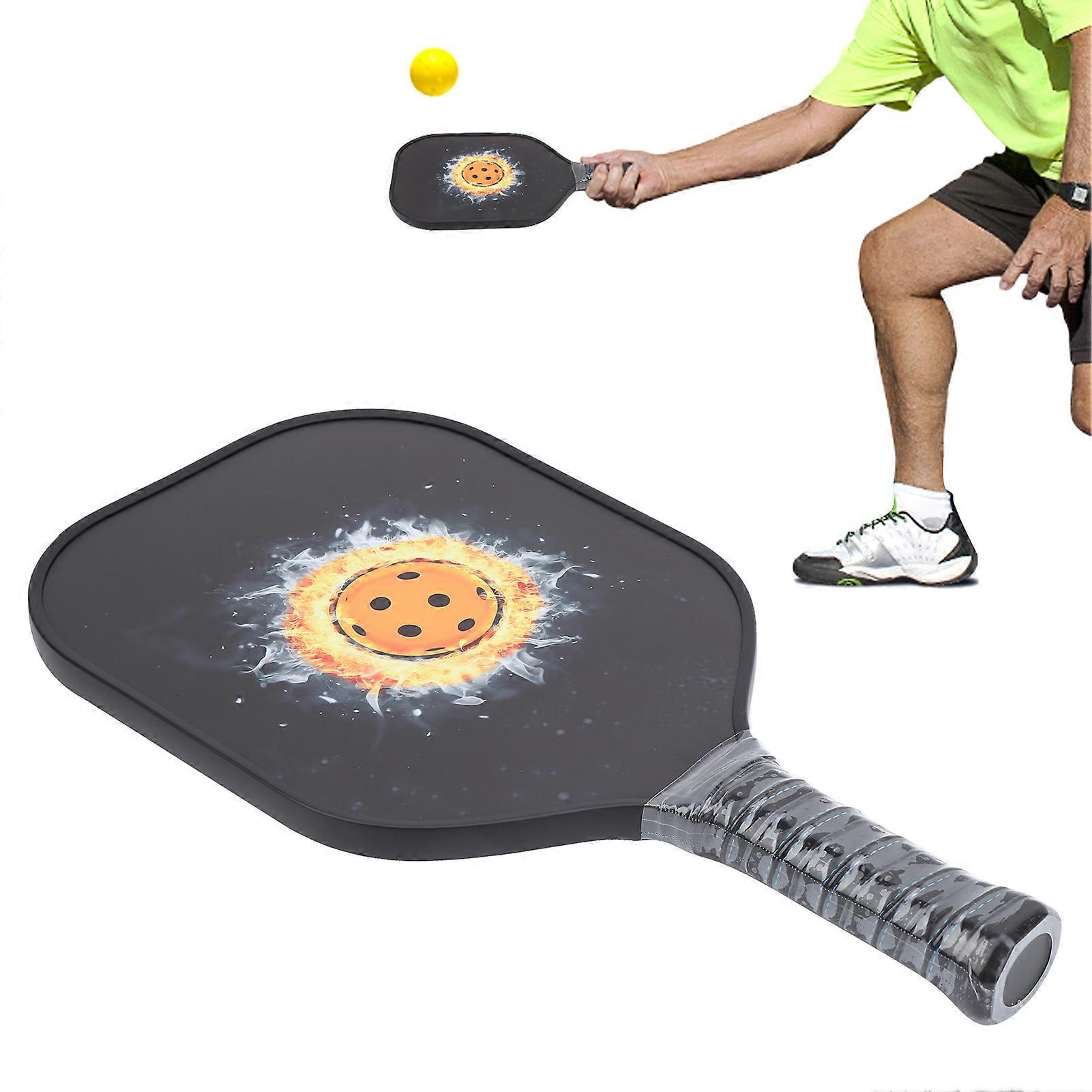 Professional Pickleball Paddle Racket 39.1x20.6cm Fiberglass Surface