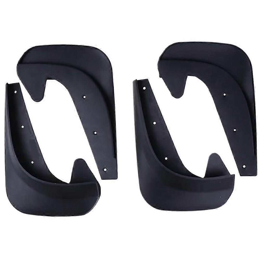 Car Mud Flaps 4pcs Universal Splash Guards, Black Front & Rear Mud Flaps for All Vehicle Models, Durable Waterproof Accessories