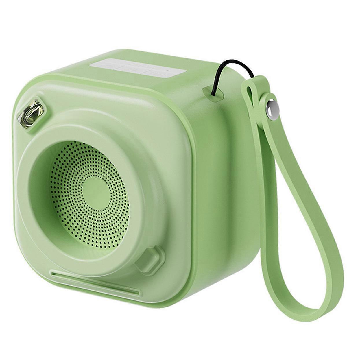 Retro Camera Shape Bluetooth Speaker Wireless Mini Portable Green