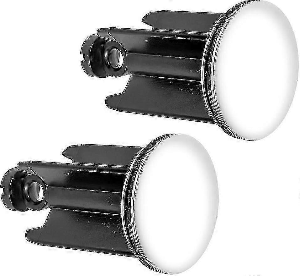 Premium Universal Waschbeckenstopper 2er-Pack, Anti-Kalk-Design, passend für 40 mm Bidet- und Waschbeckenabflüsse