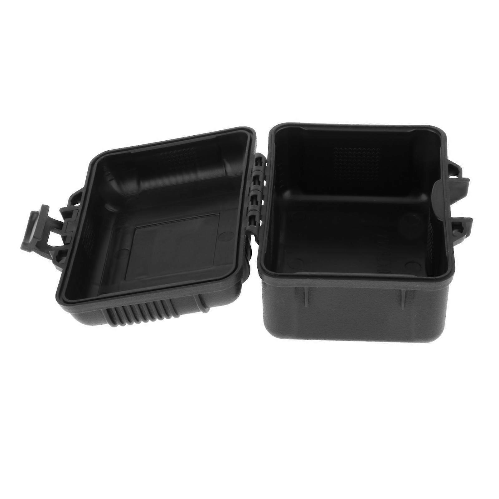 Toolbox Storage Case, Small Dustproof Empty Box with Safe Locks, Foldable PP Organizer for Camera