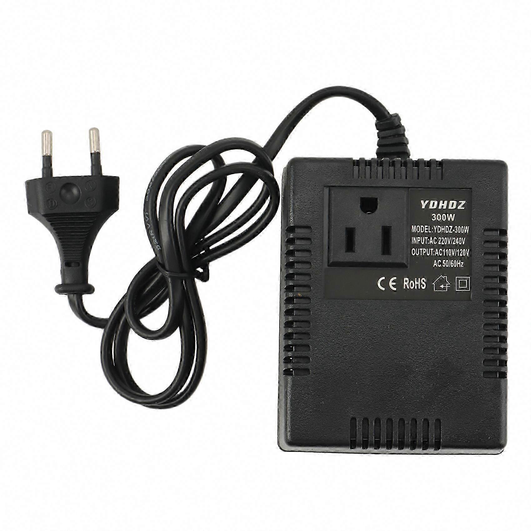 300W Voltage Converter 220V to 110V Transformer Travel Adapter EU Plug