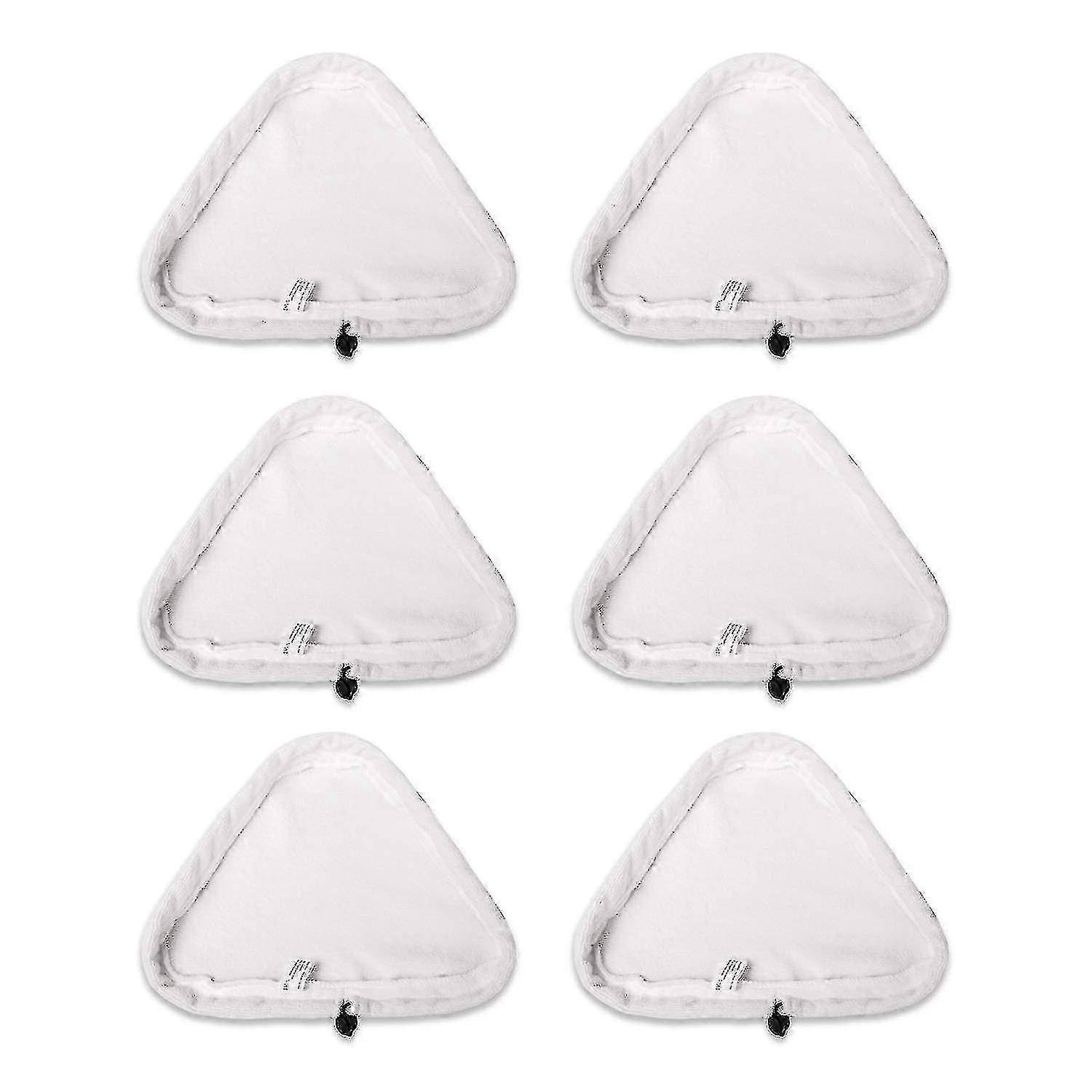 6pcs Universal Washable Triangular Microfiber Cleaning Pad Cover Wa...