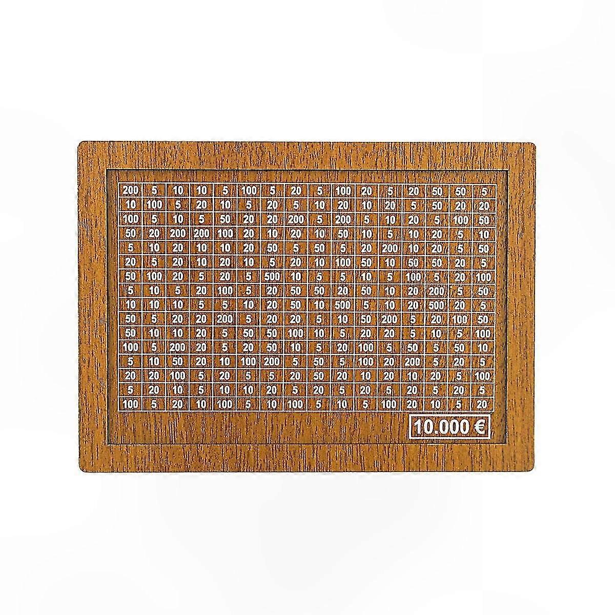 Reusable Money Saving Box with Goal Tracker and Number Grid (4 Sizes Available)