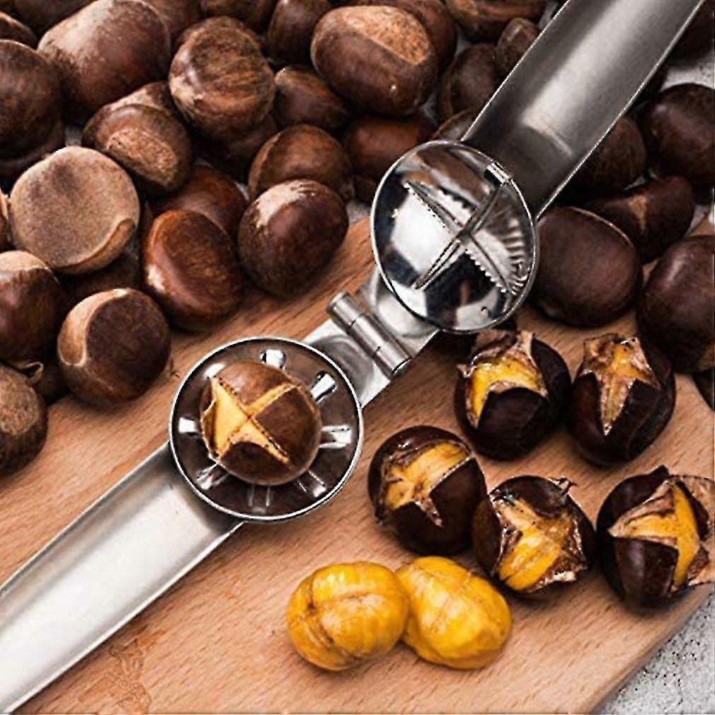 Multifunctional Nutcracker Tool for Almond, Walnut, Chestnut Shell Clip