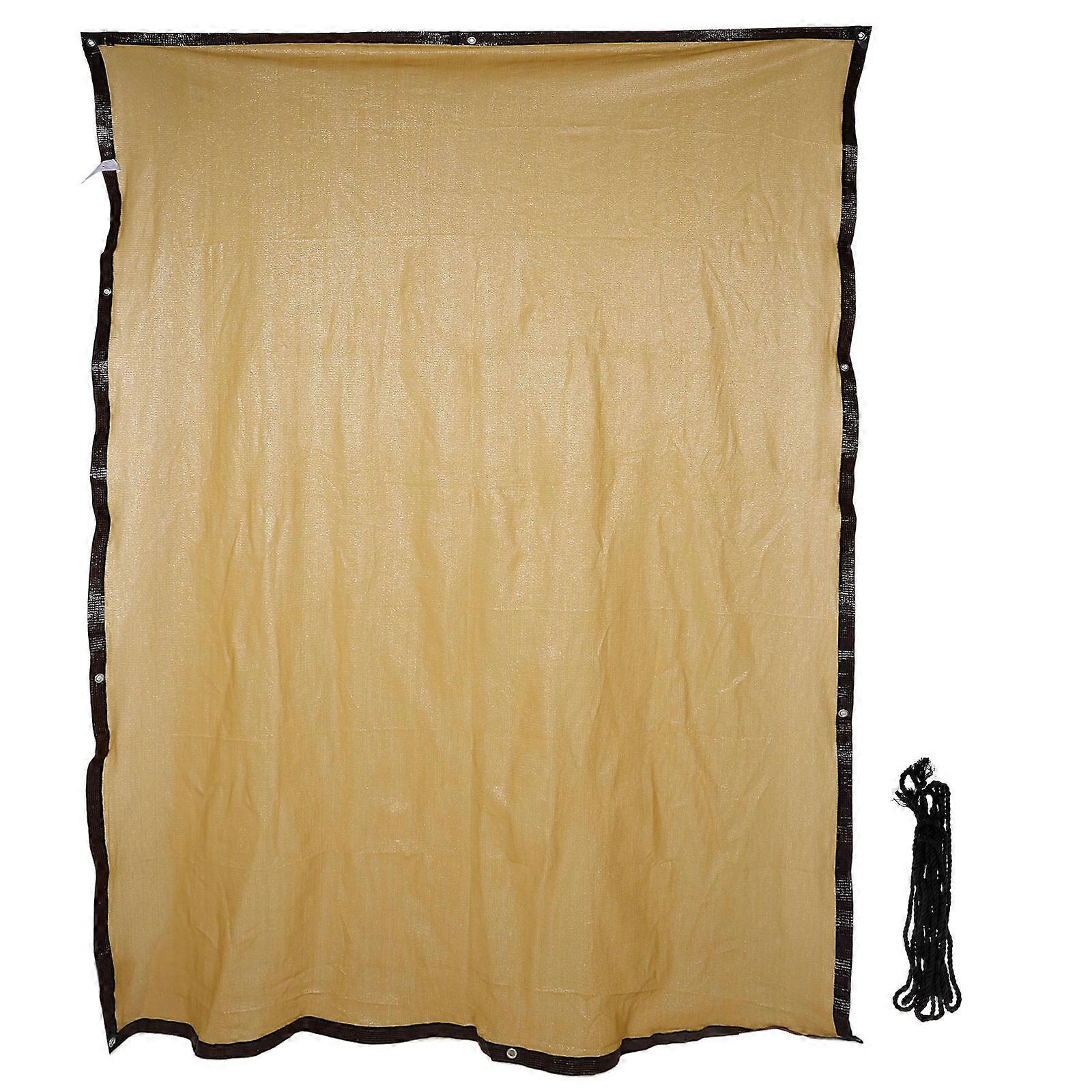 Durable HDPE Outdoor Shade Screen Canopy with UV Protection for Garden, Backyard, and Patio – Easy Setup with Reinforced Grommets and Enhanced Sun